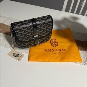 Goyard Black and Gray Belt Bag